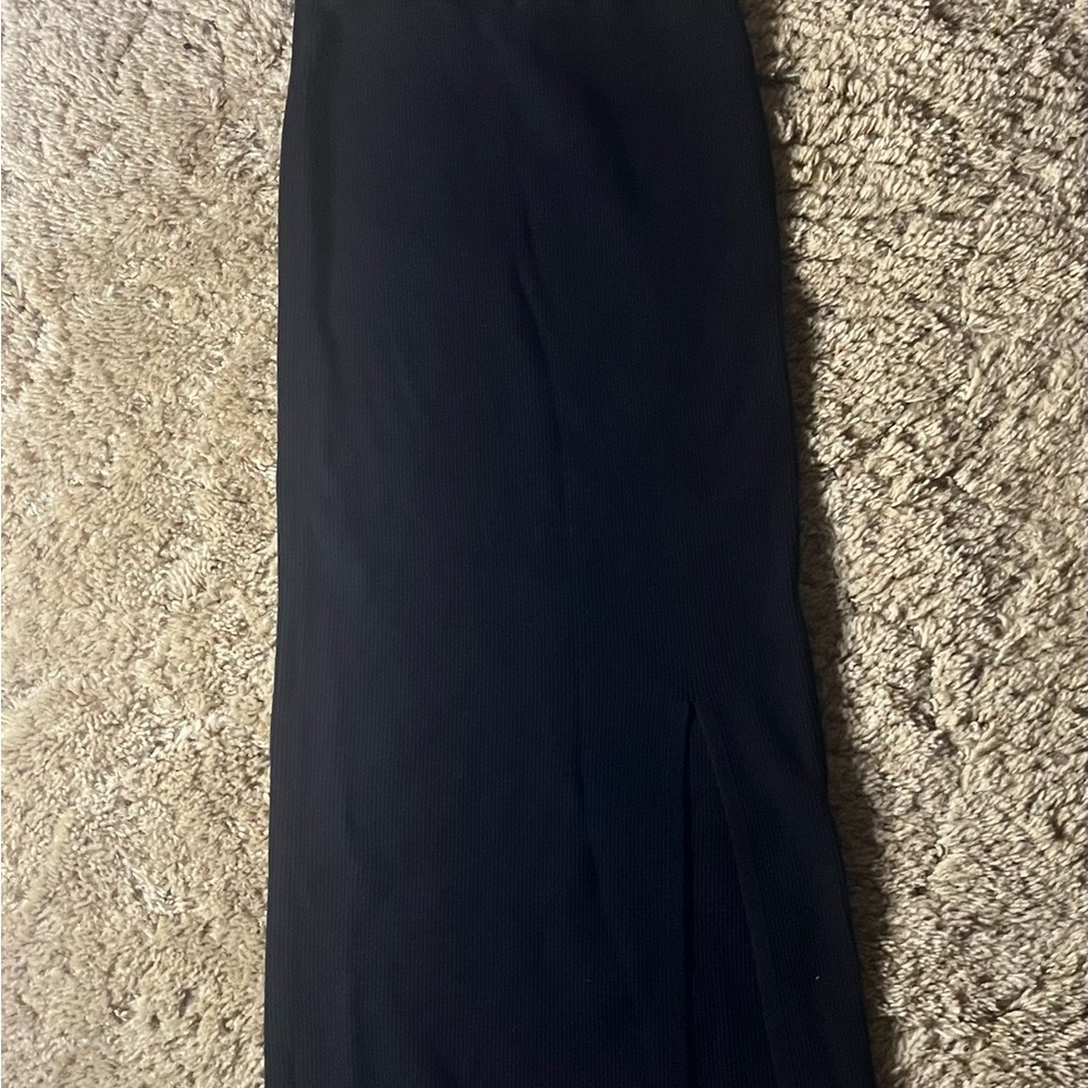 Zara Black Midi Skirt